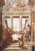 Giovanni Battista Tiepolo The Banquet of Cleopatra Spain oil painting artist